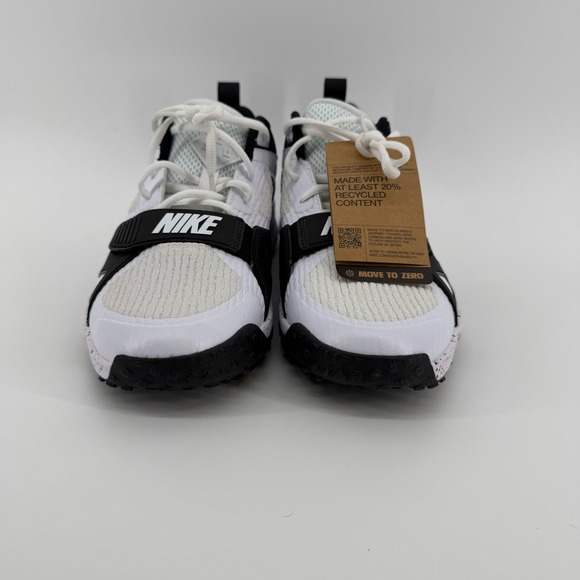 NEW Nike Air Zoom Diamond Elite Turf Shoe Mens 10.5 White Black Volt DZ0503-104 main image 5